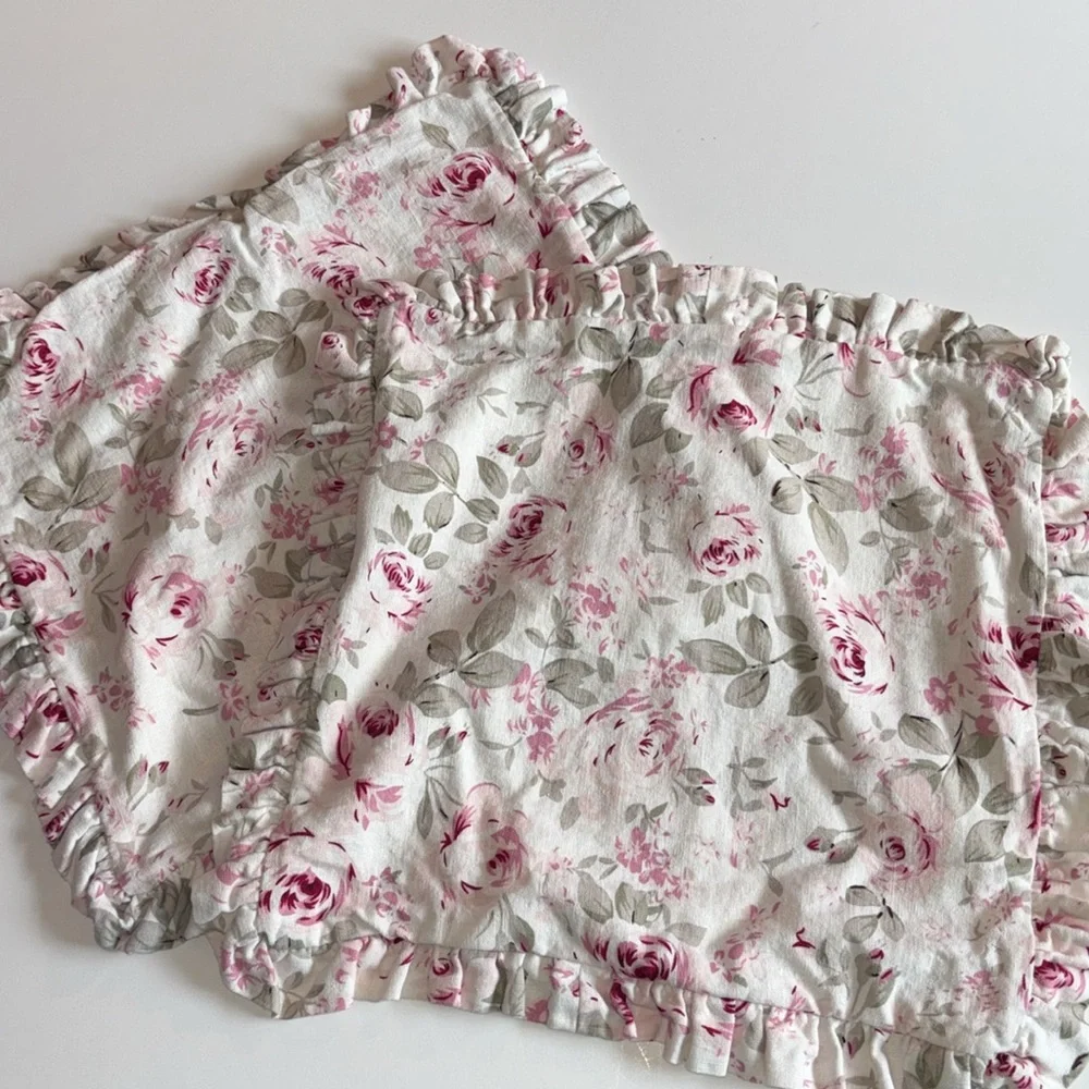 Simply Shabby Chic Pink and Cream Floral Fabric
